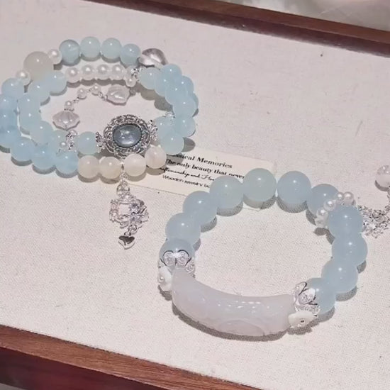 Blue Chalcedony Bracelet