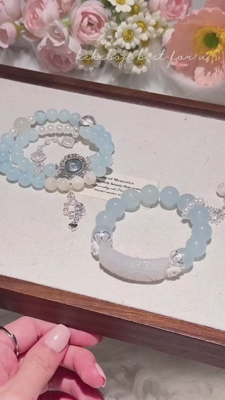 Blue Chalcedony Bracelet